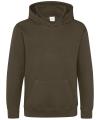 JH001B Kid's Hoodie Olive Green colour image